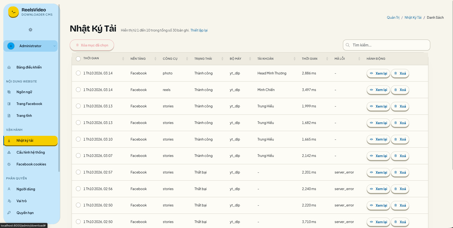 FDown – Facebook Video Downloader & Multi-Language CMS Laravel - ảnh 4
